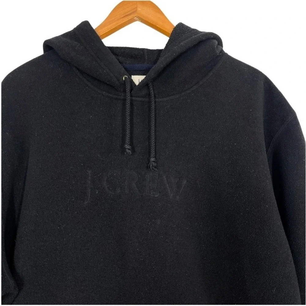 J.Crew Y2K Black Fleece Hoodie‎ Archive Minimal Pullover Men's L Streetwear